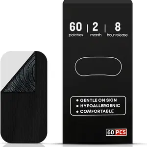 (60 PCS)Black Premium Tape , Easy to Use, Convenient to Carry, Strong Adhesive Tape Multi