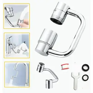Rotatable Faucet Aerator Extension - for Effortless, All-Angle Control, Rotating Swivel Faucet Aerator Extender, Kitchen Bathroom Sink Faucets Sprayer Attachment with 2 Mode Splash filter outdoorfun tap replacement head