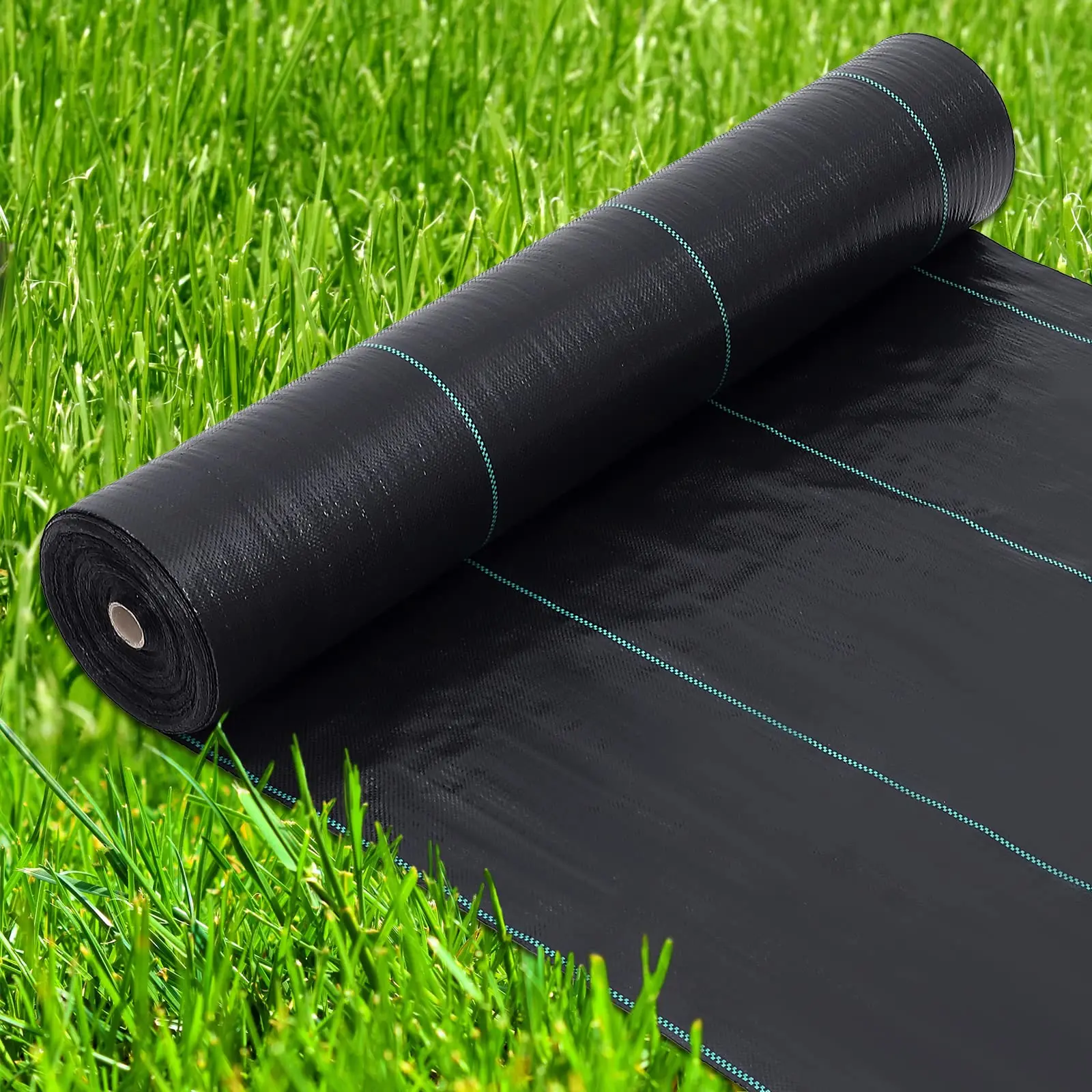 Heavy Duty Weed Barrier Fabric - 4ft x 250ft, 5oz Superior Ground Cover - High Permeability, Tear Resistant, Ideal for Flower Beds, Driveways & Garden Paths