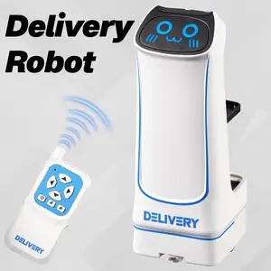 Remote Control Delivery Robot Toy, Novelty RC Robot with Light-Up Face & Delivery Function, Fun Tech Toy for Kids