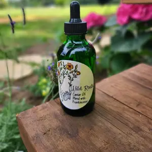 Castor Oil Blend with Frankincense Wellness - Essential Aromatherapy Treatment for Wellness & Therapy - Solution, Healthy, Therapeutic, Fitness, Healthcare