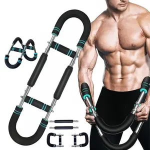 Arm Trainer.Strengthen Chest and Arm Muscles Men's Fitness Trainer Detachable Portable Spring Resistance Home Fitness Equipment