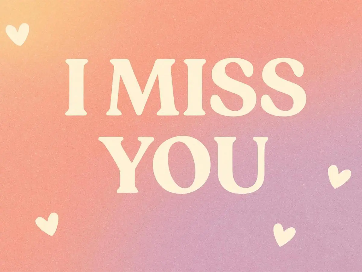 Anonymous “I Miss You” Postcard Sent Secretly – Heartfelt Surprise Mail Gift