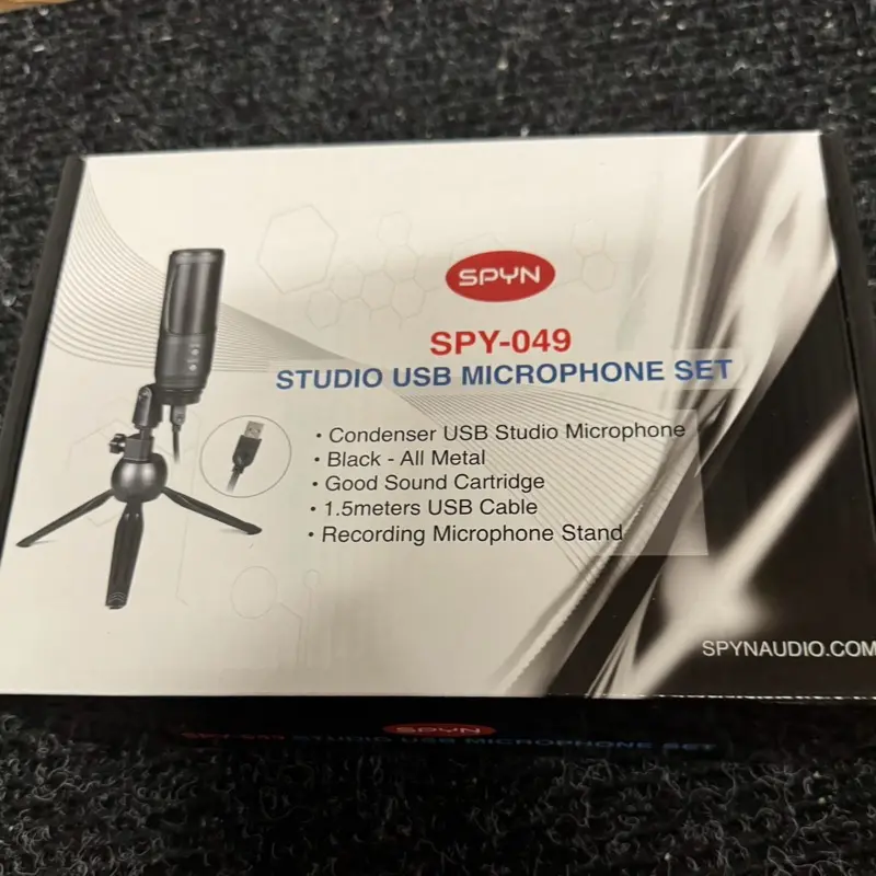 Spyn Spy-049 Studio USB Microphone Set