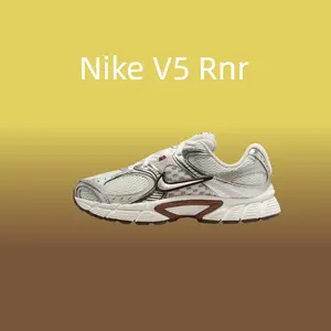 Nike V5 Rnr Sail Fauna Brown Phantom Light Orewood Brown Women's Shoes Comfortable Running Sneakers-HQ7901-102