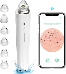 HD Pore Vacuum Cleaner 6 Heads Deep Clean Gentle for AllSkin Types Spa-Grade at Home Unisex WiFi Visible FacialPoreCleanser Removes Blackheads Whiteheads SebumClogged Pores Cleansing