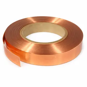 0.2mm Pure Copper Strip Roll – 10mm Width – 25ft / 50ft – Battery Spot Welding
