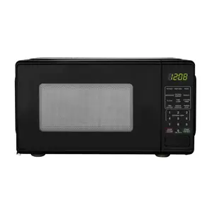 Mainstays 0.7 Cu ft Countertop Microwave Oven, 700 Watts, Black, New