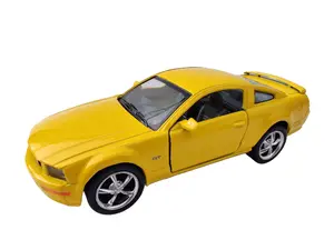 KINSMART 1:38 Scale 2006 Ford Mustang GT Diecast Model Car with Pull-back Action & Openable Doors Officially Licensed Collectible