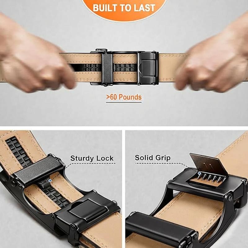 Engraved Men's Ratchet Belt - Personalized Leather Slide Belt with Automatic Buckle - Funny Valentine's Day Gift for Husband Boyfriend Engraved Men's Ratchet Belt - Personalized Leather Slide Belt with Automatic Buckle - Funny Valentine's Day Gift for Husband Boyfriend