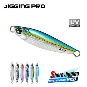 JIGGING PRO Mini 3D Printed Slow Pitch lure | Compact Metal jig for Trout & Pan fish | Slow Sinking Action for Freshwater & Saltwater Shore Fishing