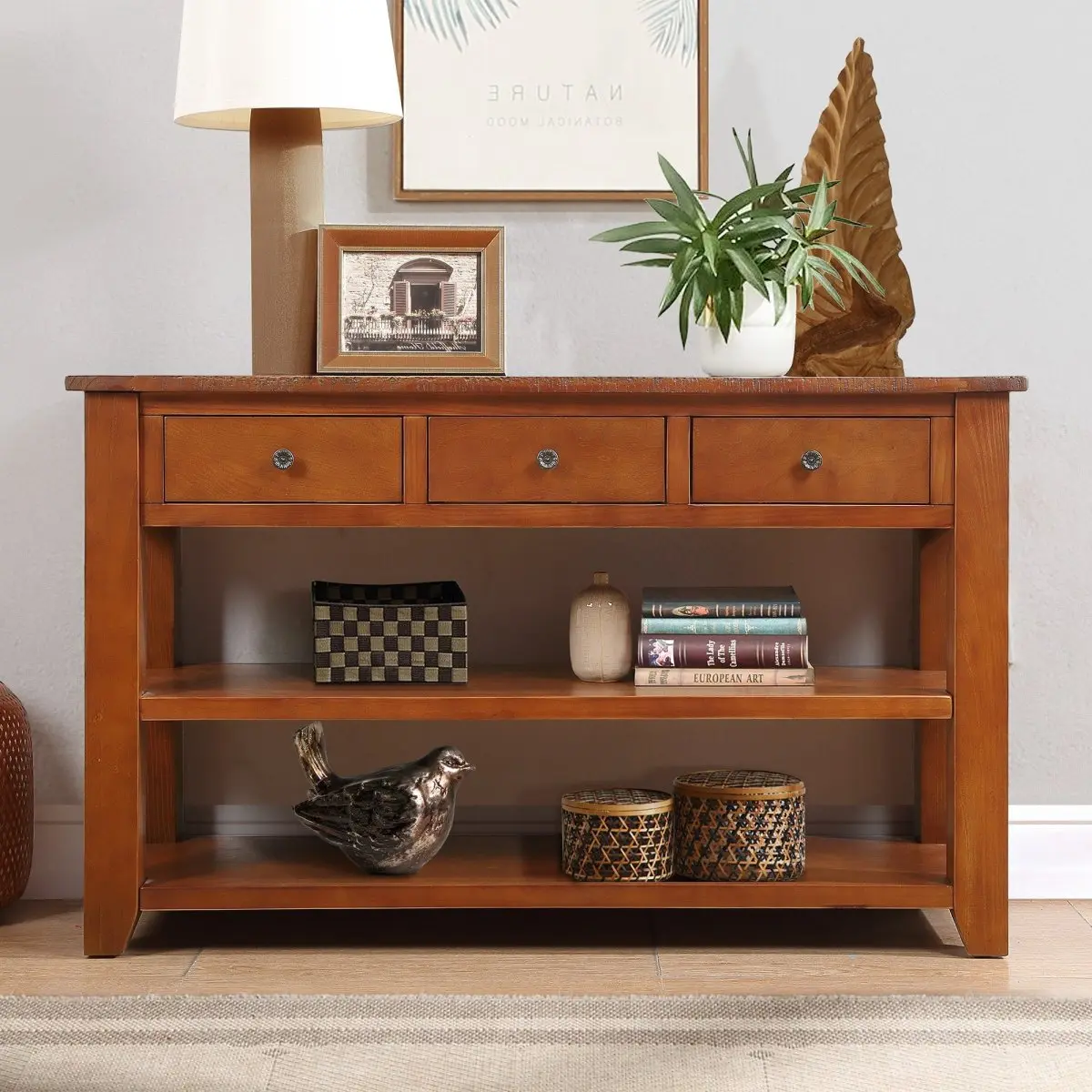 Brown + Pine