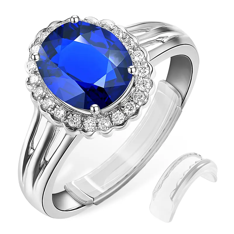 Dazzlingrock Cubic Zirconia Wedding Band Enhancer - Sterling Silver Guard Ring For Women (0.50 Ctw)