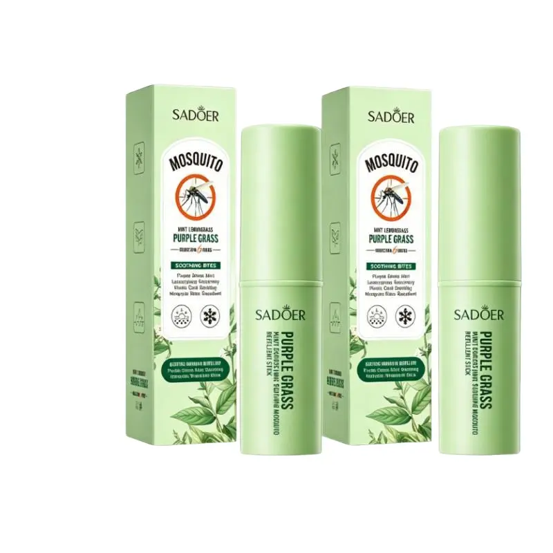 Summer Outdoor Essential Mosquito Repellent Balm, Bug Repellent, Insect Repellent, Gentle Cooling Relief, Suitable for All Ages, Portable and Shareable