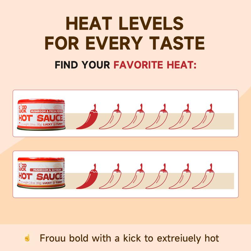 The world’s first low-fat, low-sodium, low-calorie healthy salad mushroom chili sauce – Only 30 calories per can! Each box contains 6 cans, plant-based, vegan, and no preservatives. The perfect addition to your salad!