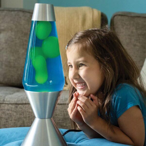 14.5" Lava Lamp - The Original Motion Lamp, Vintage Lamp with Multiple Colors, Great for Retro and Ambiance - Filled Space