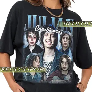 Julian Casablancas Music Shirt ? Indie Rock Graphic Tee ? The Strokes Band Fan Gift Retro Shirt, Gift For Woman and Man Unisex T-Shirt