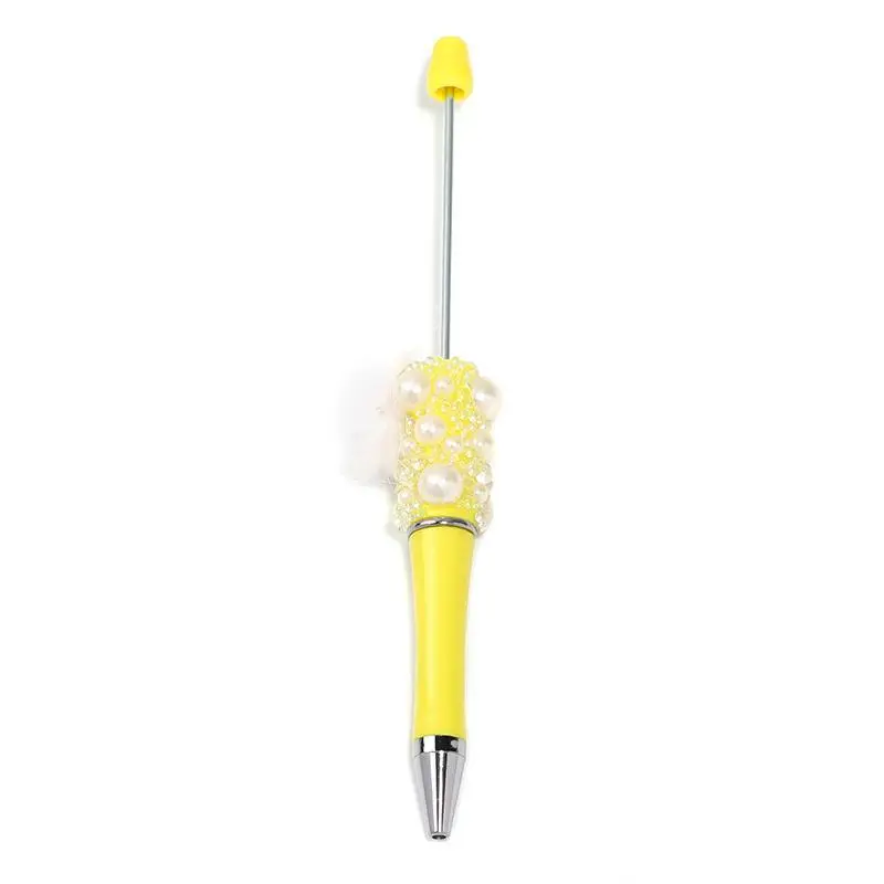 SL482006 Pearl plush Yellow 5PCS