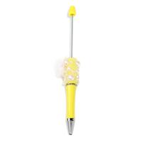 SL482006 Pearl plush Yellow 5PCS