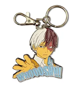 Shoto Todoroki Collectible Metal Keychain - Anime Inspired My Hero Academia Fan Collectible Merchandise