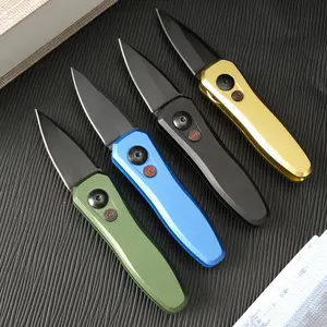Small outdoor folding knife, aluminum alloy handle, high hardness steel, outdoor camping, driving, fishing EDC tool, best gift