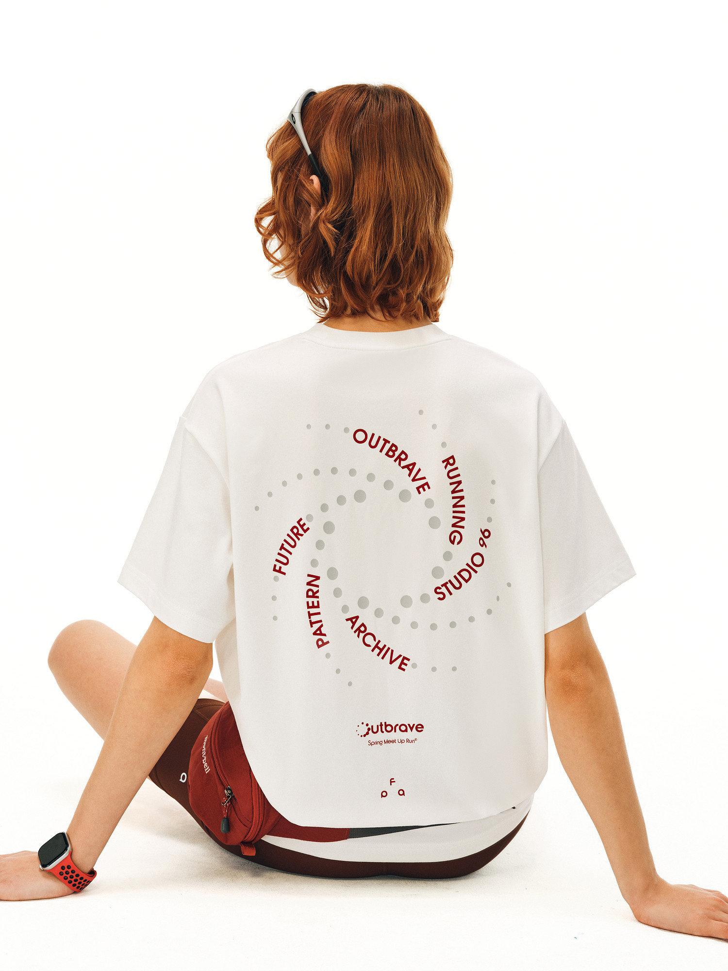 FPA Men’s Polka Dot Slogan Sports T-Shirt – Quick Dry, Crew Neck, Summer Outdoor Casual Tee