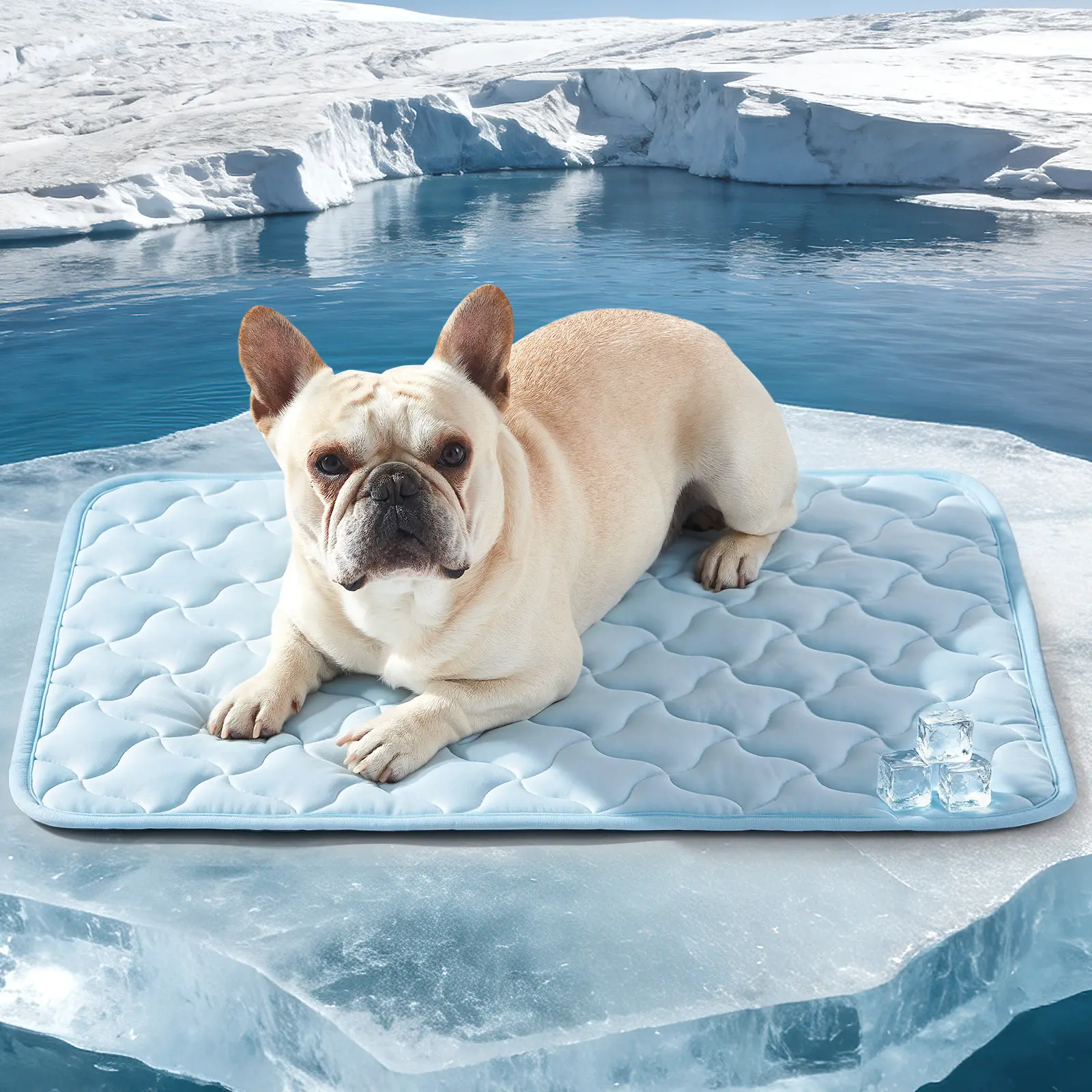 Cooling Mat for Dogs – Q-MAX>0.5 Washable Pet Cooling Pad, No Gel, No Electric, Non-Slip Summer Crate Bed for Large Dogs 36" ×26" great deals gifts for dogs