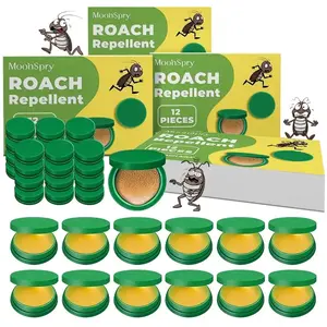 MoonSpry Roach Repellent, Domestic Dormitory Kitchen Powerful Cleaning Cockroach Exterminator Cockroach Gel Bait Pest Control Kit Rodent Repellent Pouches for Indoor & Outdoor Multi-Surface Microfiber Floor Mop indoor infestation