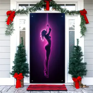 1pc Elegant Blackout Party Banner Door Curtain Suitable for Parties, Anniversaries, Weddings & Birthdays - -Blocking Entrance Decor, Install, for Events & Events Door Covering