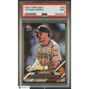 Jackson Merrill 2024 Topps Now #591 Rookie PSA 9