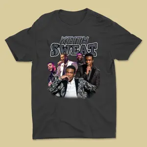 Keith Sweat Tour Tee Cotton Crew Neck Menswear