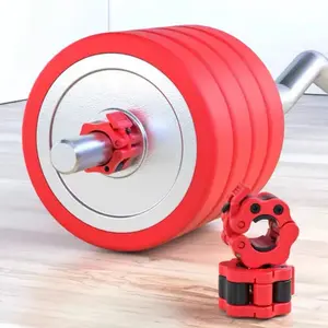 2pcs Quick Release Barbell Collars for 50mm Olympic Bars (Weightlifting Gym Clamps)