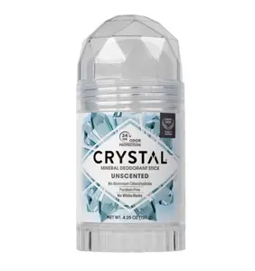 CRYSTAL Deodorant Stick (30003), Unscented, 4.25 Ounce