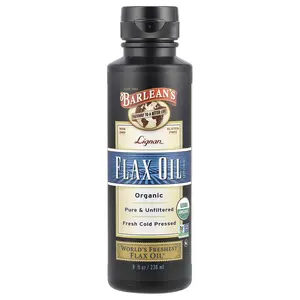 Barlean's Organic Lignan Flax Oil Supplement, 8 fl oz (236 ml)