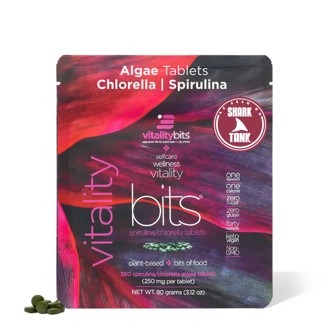 VITALITYbits Spirulina & Chlorella Tablets | 360ct | Dual-Algae Superfood for Energy, Focus & Detox | Immune Support
