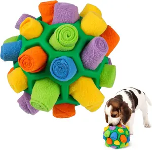 Interactive Snuffle Ball for Dogs – Colorful, Bite-Resistant Puzzle Toy for Small & Medium Dogs, Promotes Foraging Instincts, Washable & Durable