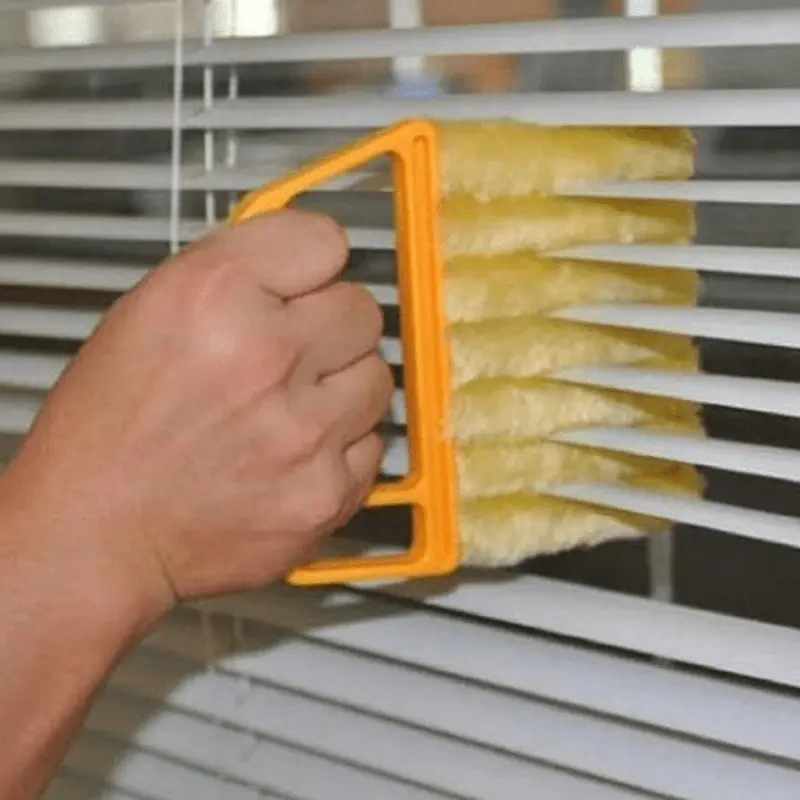 1pc, Microfiber Washable Home Window Cleaning Brushes - Effective Dirt And Dust Remover, Blind Cleaner, And Duster with Superior Absorbency And Lint-Free Design for Streak
