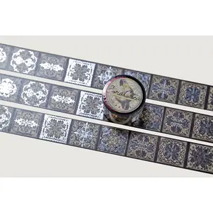 Gothic Patterns Foil Washi Tape