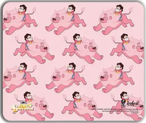 Steven Universe Pink Pattern Mousepad