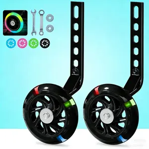 Heavy Duty Kids Bike Training Wheels 12-20 Inch PRUNUS Single Speed Bicycle Training Wheels