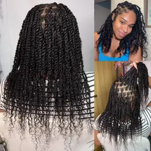 [Style Icon] 3 pcs Afro kinky Bulk Human Hair Extensions For Braiding Dreadlock Human Hair Natural Color Bulk Human Hair