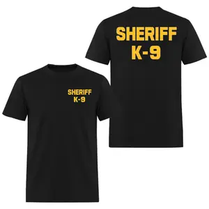 Sheriff K-9 Tactical 2 Sides T-Shirt, Design for Law Enforcement and K-9 Unit Supporters, Hoodie/ Sweatshirt/ T-shirt, Graphic Tee