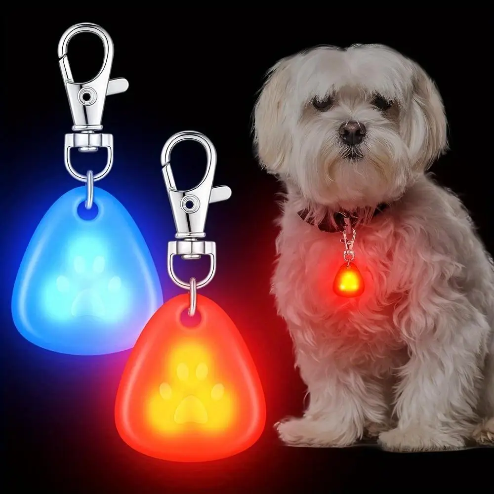 Gift For Pets, Mini LED Dog Safety Pendant – Night Visibility, Durable, Long Battery Life, Easy Clip-On For All Dogs, Festival Gift, Dog & Cat Supplie