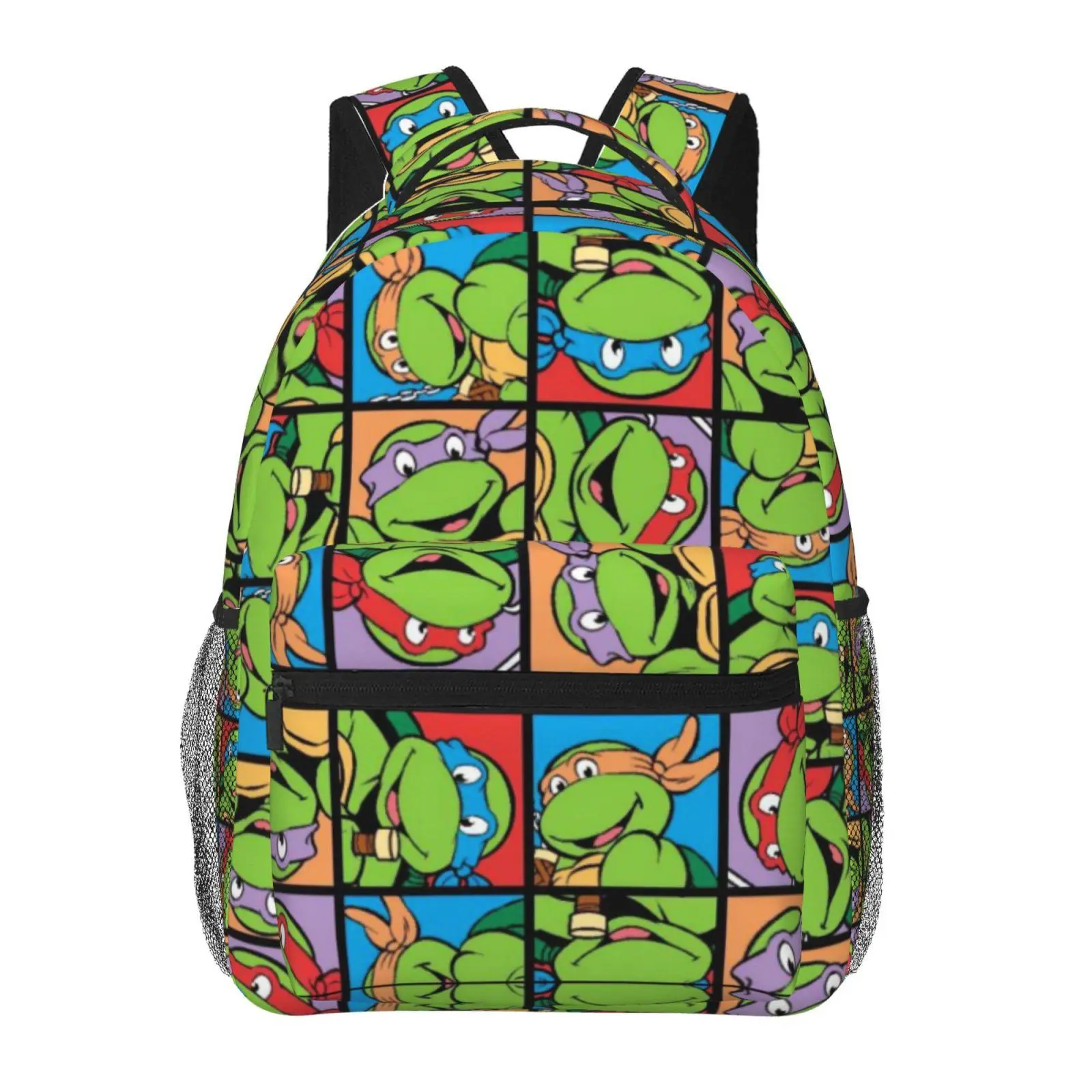 TMNT The Last Ronin Large Capacity Student Backpack Mikey Memes Organized Daypack  TMNT Pizza Versatile Bag for School, Weekend Trips, Sleepovers & Hiking