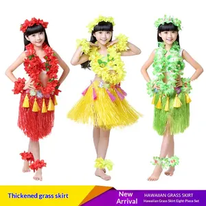 Hawaiian Grass Skirt Dance Skirt Dance Stage Party Kindergarten Performance Area Materials Props