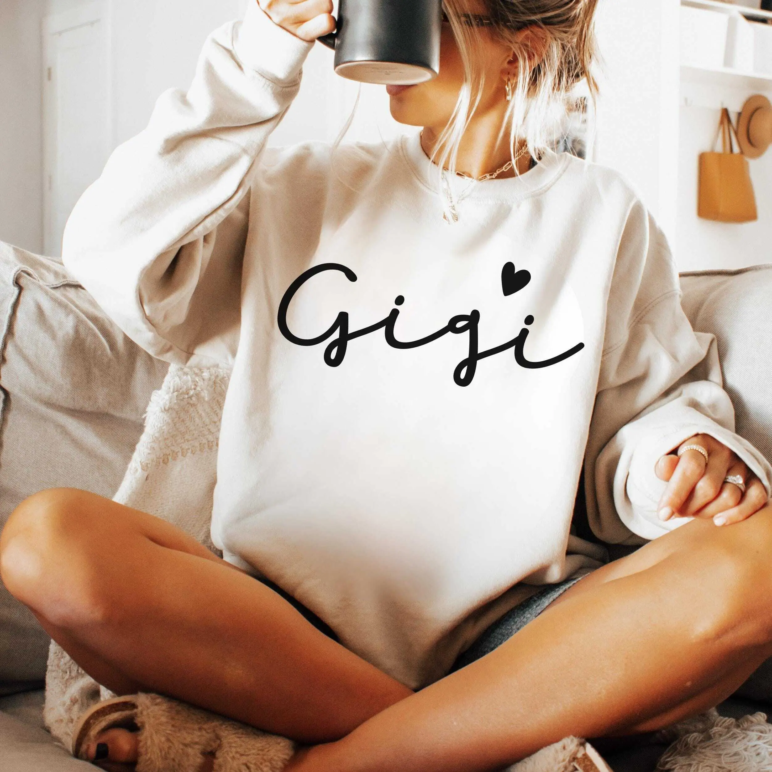 Best Gigi Ever Sweatshirt, Gift For Mother Day, Gigi Sweater, Grandmother Crewneck, Gift For Her