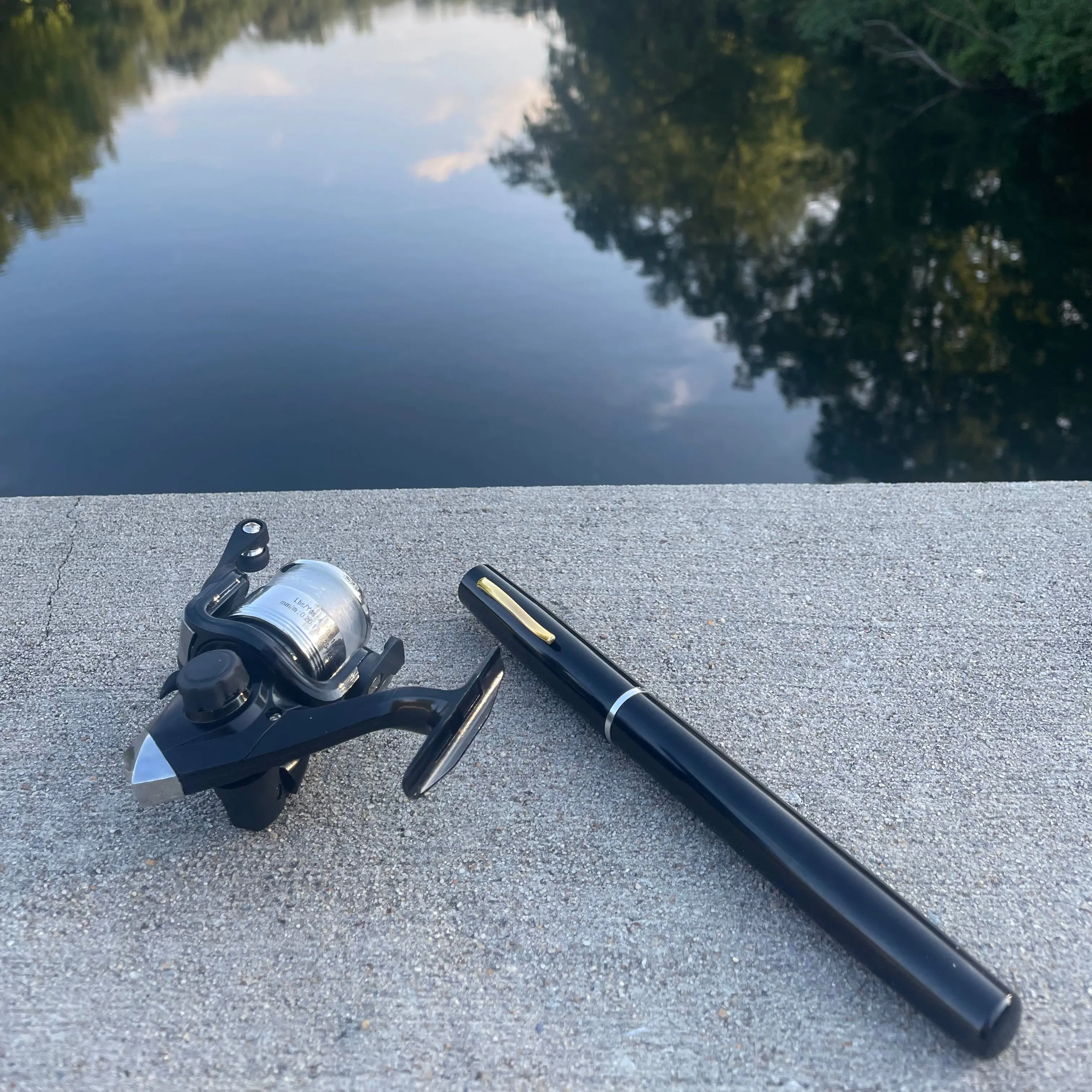 backpacking telescopic fishing pole To The Nines Manitowish Waters Pocket Fishing Rod Telescopic