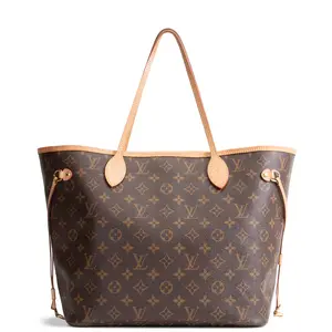 Pre-owned Louis Vuitton Coated Canvas Tote Bags Monogram Neverfull MM