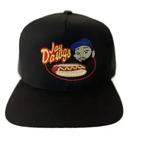 Jaydawg Hat - Black Trucker Hat with Graphic Design Featuring "Jaydawg" and Halftime Show Icon