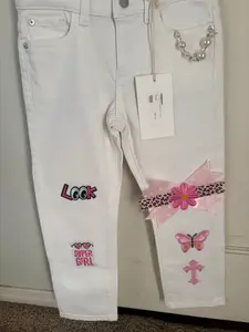 Little Girls Patchwork Jeans